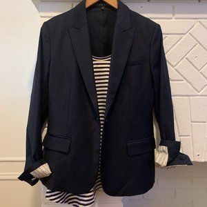 THEORY GABE B Single Breasted Blazer Size 10